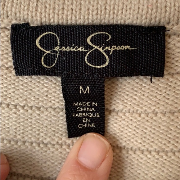 Jessica Simpson beige sweater dress - Picture 3 of 4
